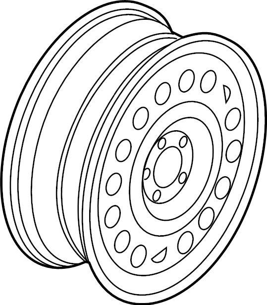 View LB5Z1015A Wheel Full-Sized Product Image