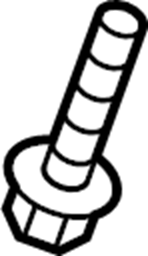 View W719753S451 Steering Column Cover Screw (Lower) Full-Sized Product Image