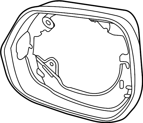 View LC5Z17K709AB Door Mirror Housing Full-Sized Product Image