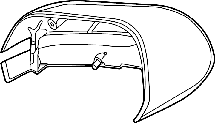 View LC5Z17D742CC Door Mirror Cover Full-Sized Product Image