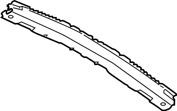 View L1MZ7811644A Floor Pan Crossmember (Front) Full-Sized Product Image
