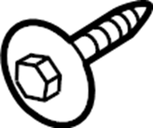 View W502660S437 Screw.  Full-Sized Product Image