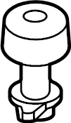 View CV6Z16758A Hood Stop Buffer (Upper, Lower) Full-Sized Product Image