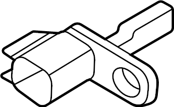 View LJ9Z2C204A ABS Wheel Speed Sensor (Front) Full-Sized Product Image