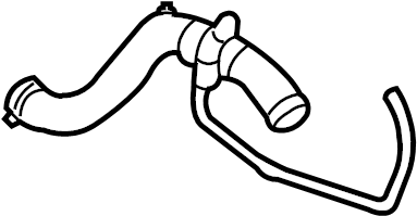 View 9E5Z8260F Radiator Coolant Hose (Upper, Lower) Full-Sized Product Image