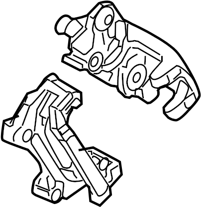 View 6E5Z2552C Disc Brake Caliper Full-Sized Product Image