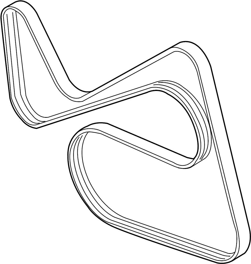 View 9E5Z8620A Serpentine Belt Full-Sized Product Image