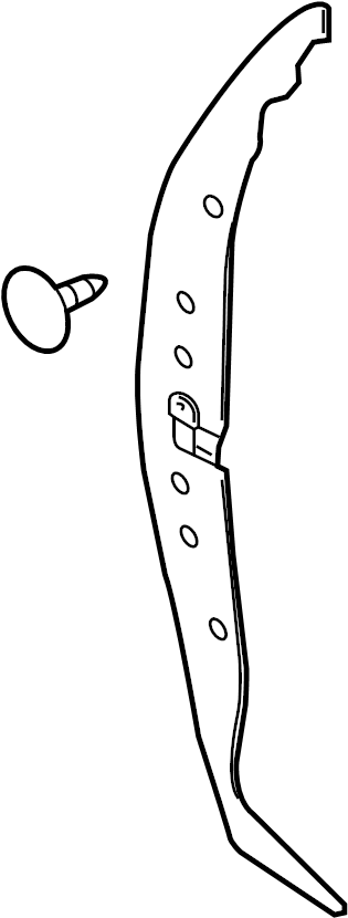 View 9E5Z16E132A Fender Insulator (Rear) Full-Sized Product Image