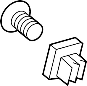 View 6C3Z17A386AA Kit. License. Hardware.  Full-Sized Product Image