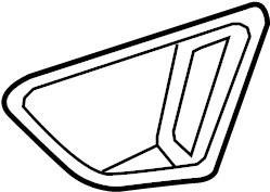 View AE8Z17E811AA Fog Light Cover (Rear) Full-Sized Product Image