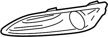 View D2BZ15266BA Fog Light Cover (Rear) Full-Sized Product Image