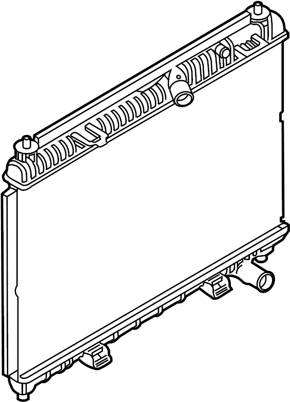 View AE8Z8005B Radiator Full-Sized Product Image