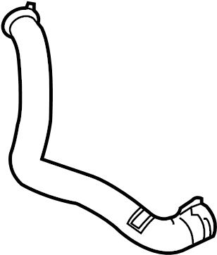 View 8V2Z8260B Radiator Coolant Hose (Upper, Lower) Full-Sized Product Image