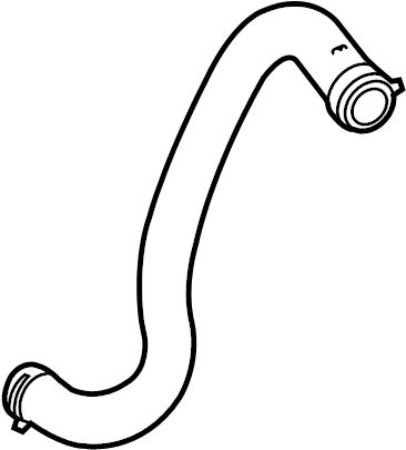 View BE8Z8286A Radiator Coolant Hose (Lower) Full-Sized Product Image