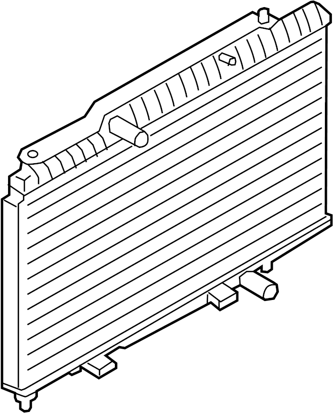 View C1BZ8005A Radiator Full-Sized Product Image