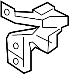 View D2BZ6K784B Intercooler Bracket (Rear) Full-Sized Product Image