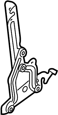 View 8A6Z16797A Hood Hinge Full-Sized Product Image