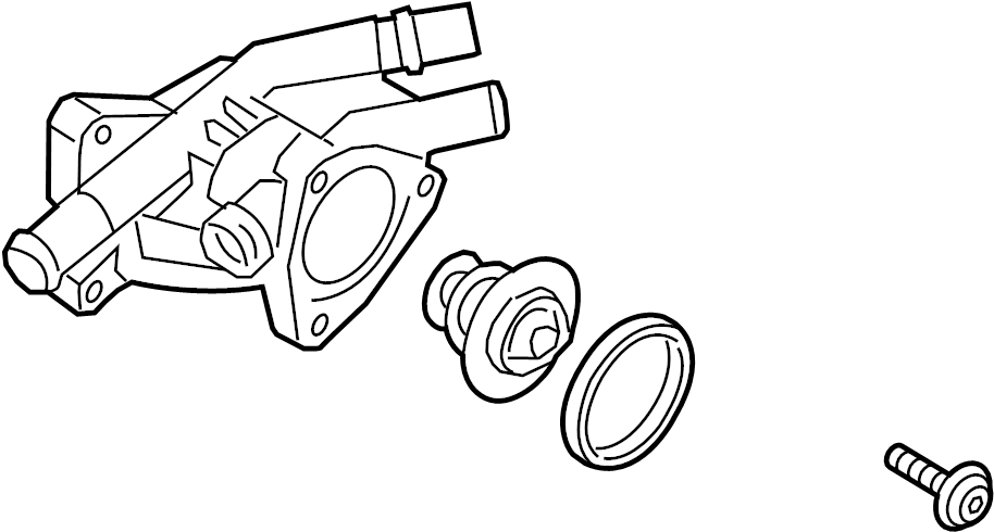 View CM5Z8592B Engine Coolant Thermostat Kit Full-Sized Product Image