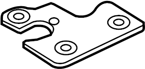 View D2BZ2C325A ABS Modulator Bracket (Upper) Full-Sized Product Image