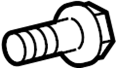 View W500634S442 Bolt. Bracket.  Full-Sized Product Image
