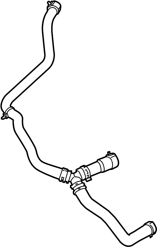 View C1BZ8K276C Hose. Coolant. Engine.  Full-Sized Product Image