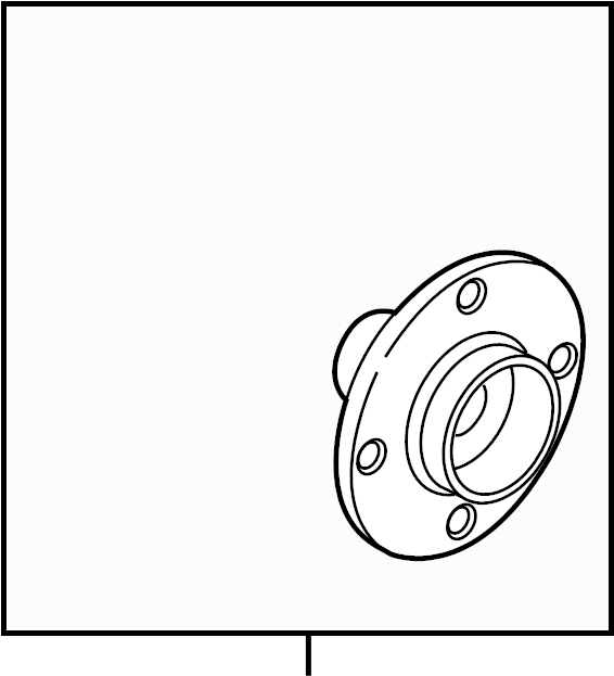 View BE8Z1104A Wheel Hub (Front) Full-Sized Product Image