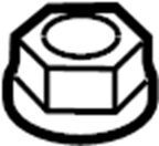 View W715409S440 Suspension Strut Mount Nut (Upper) Full-Sized Product Image