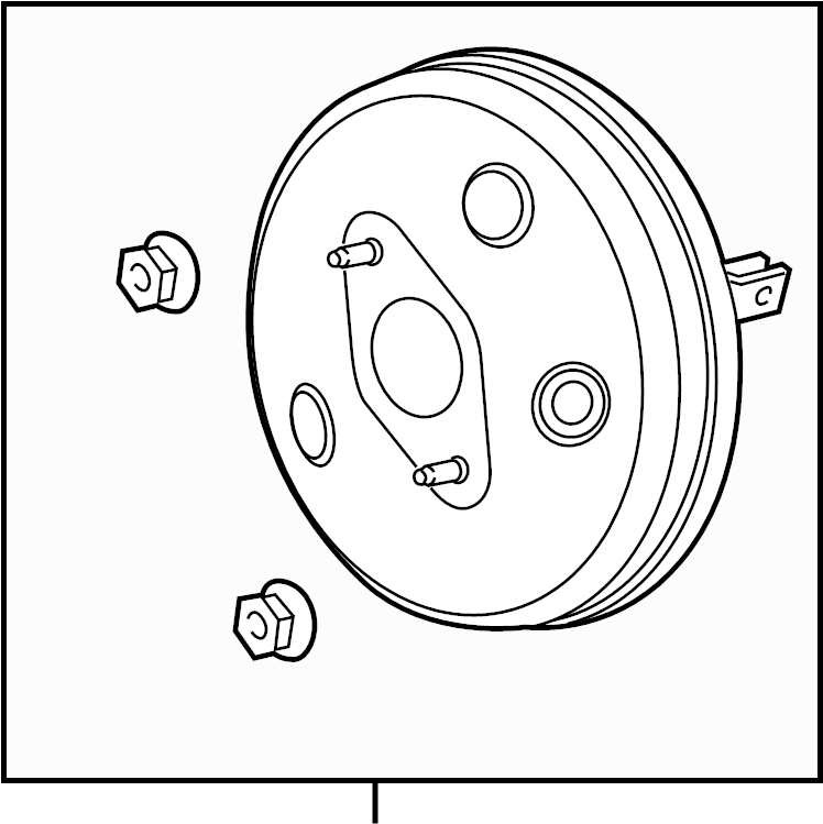 View AE8Z2005B Power Brake Booster Full-Sized Product Image