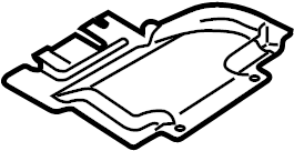 View BE8Z54046A24A Firewall Insulator Full-Sized Product Image