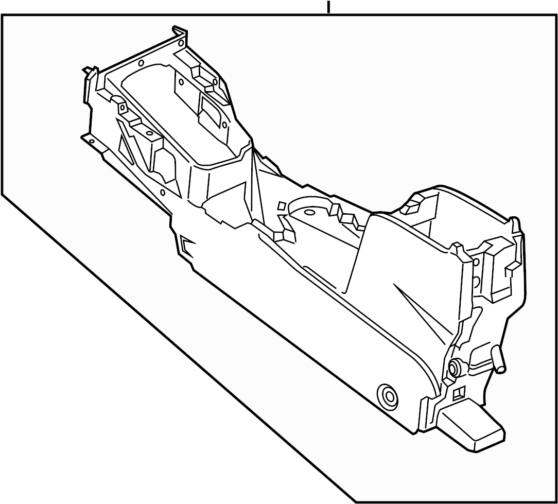 View D2BZ58045A36AF Center Console Full-Sized Product Image