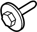 View N808720S307 Screw. Cover. Console. Bracket. Bumper. (Lower) Full-Sized Product Image