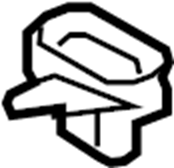View 42724438 Seat Cushion Pad Clip Full-Sized Product Image