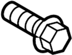 View W709931S439 Bolt. Bracket. Carrier. (Front, Upper, Lower) Full-Sized Product Image