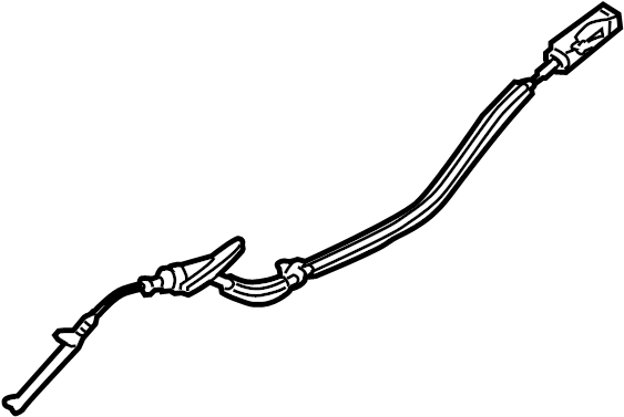 View BE8Z5440180B Door Latch Cable Full-Sized Product Image