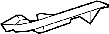 View AE8Z5445114B Quarter Panel Gutter (Rear) Full-Sized Product Image