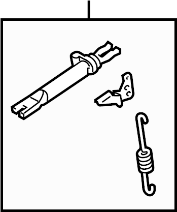View 8V5Z2040A Drum Brake Self - Adjuster Repair Kit.  Full-Sized Product Image