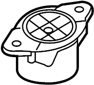 View 8V5Z18A161A Suspension Shock Absorber Mount (Upper, Lower) Full-Sized Product Image