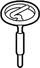 View E2BZ1424A Spare Tire Bolt Full-Sized Product Image