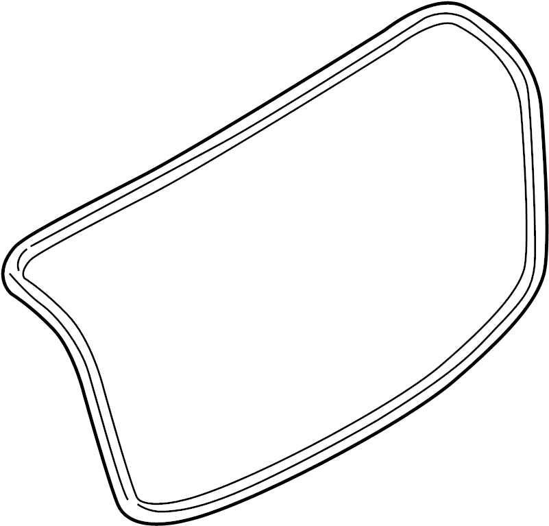 View G2BZ5443720A Deck Lid Seal Full-Sized Product Image