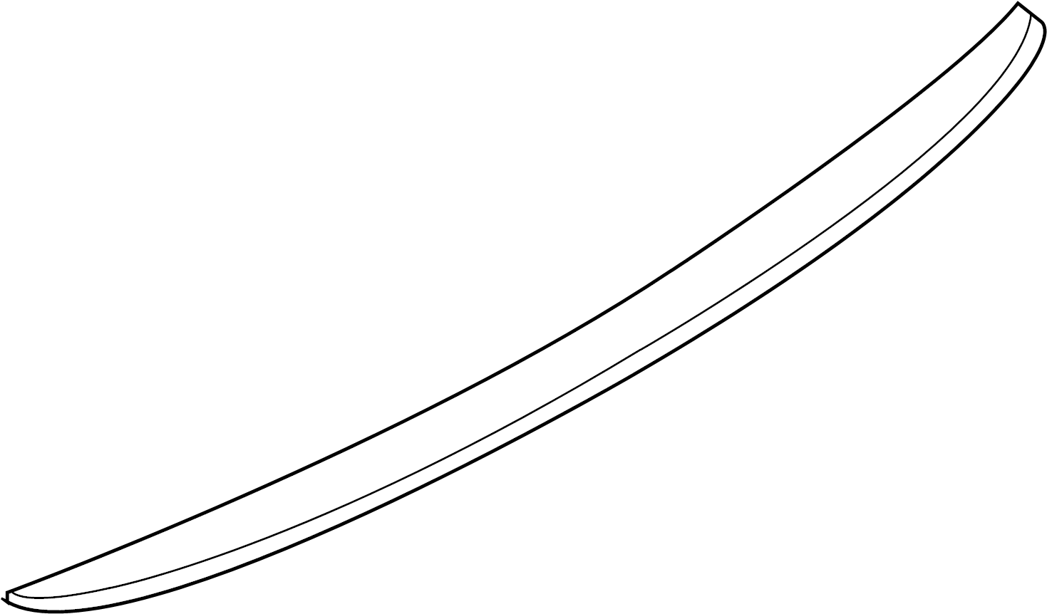View D2BZ5444210AA Spoiler (Rear) Full-Sized Product Image