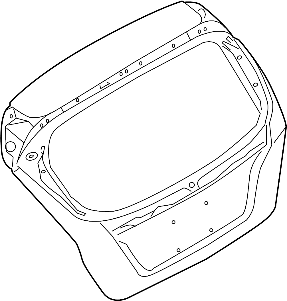 View AE8Z5840110A Liftgate Full-Sized Product Image