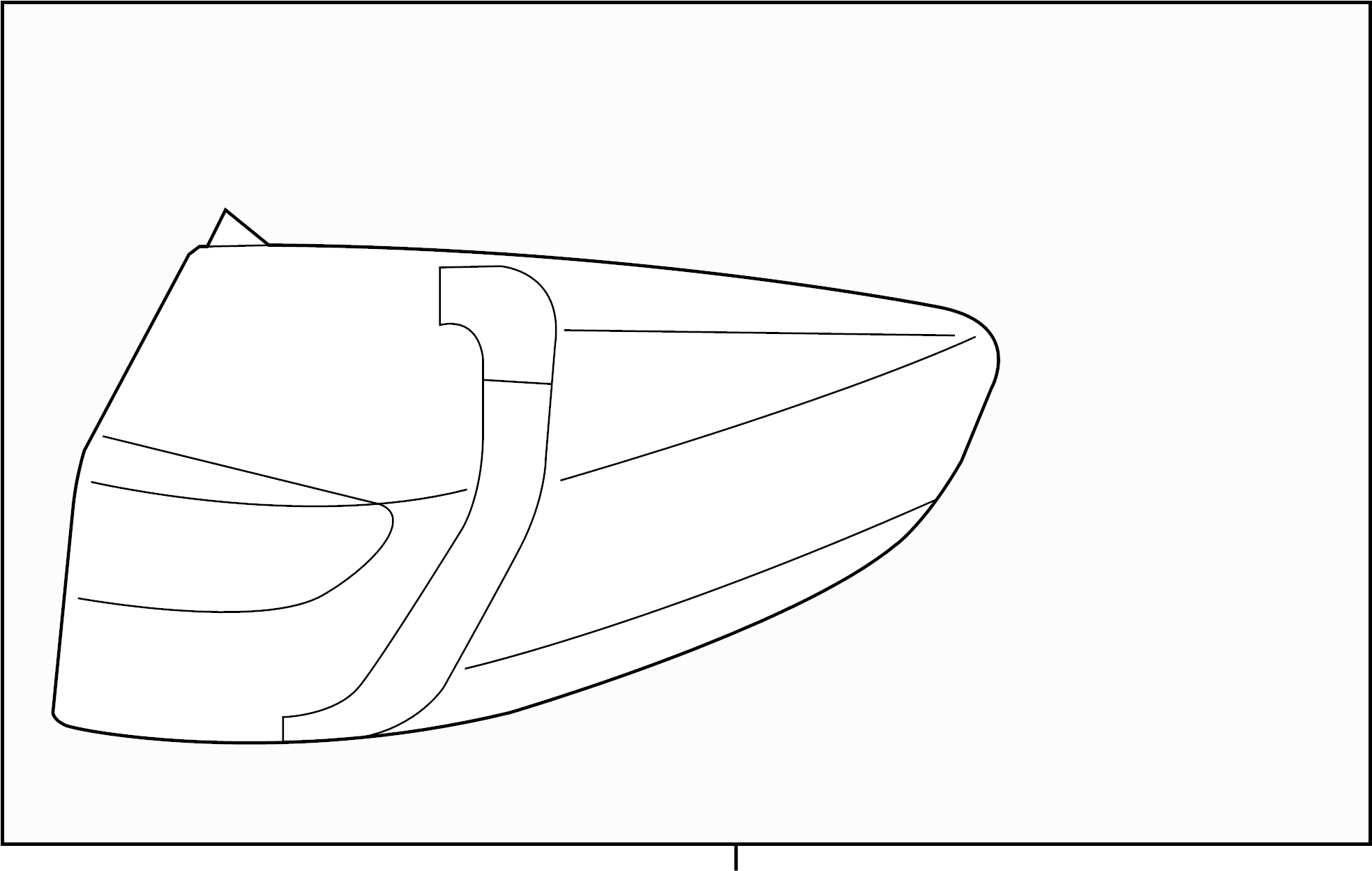 View BE8Z13404A Tail Light Assembly (Rear) Full-Sized Product Image