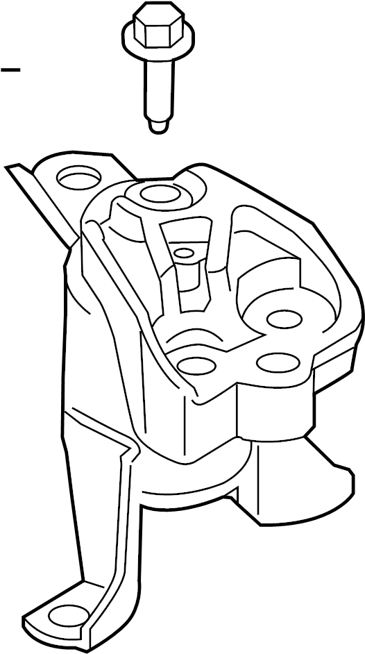 View C1BZ6038B Engine Mount (Front) Full-Sized Product Image