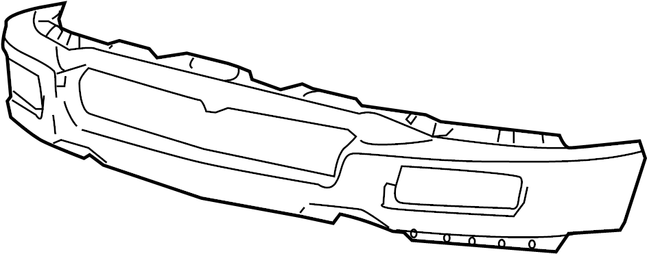 View 6L3Z17757DAPTM Bumper Face Bar (Front) Full-Sized Product Image