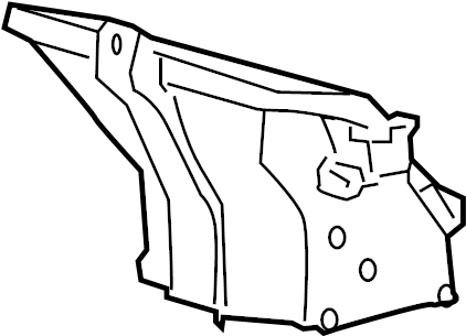 View 6L3Z18471BA Air. HVAC. chamber Assembly. Inlet Housing. Unit Case. Duct - Vent.  Full-Sized Product Image