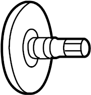 View 2L3Z3220AB Drive Axle Shaft (Front) Full-Sized Product Image