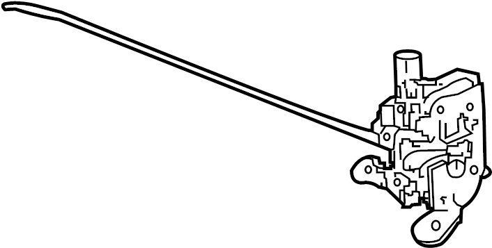 View 6C3Z2521812A Door Latch Assembly Full-Sized Product Image