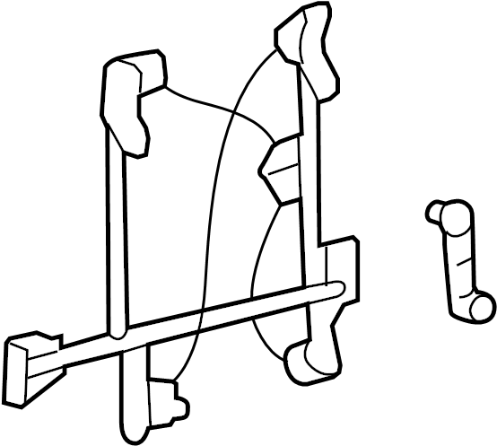 View 6L3Z1627001AA Window Regulator Full-Sized Product Image