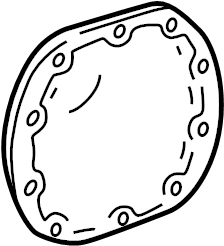 View LC3Z4033A Differential Cover (Rear) Full-Sized Product Image