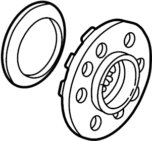 View YC3Z4851AB Flange. Yoke.  Full-Sized Product Image